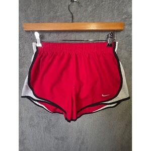 Nike Dri-FIT Running Shorts‎ Women's Medium Red Athletic Gym Workout